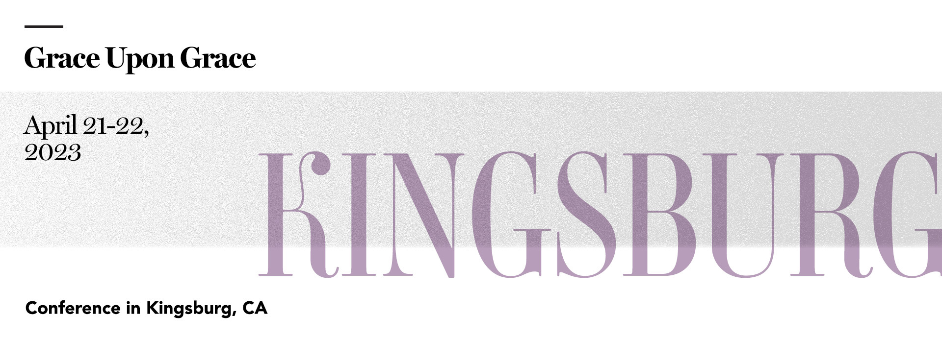 2023 Kingsburg Conference